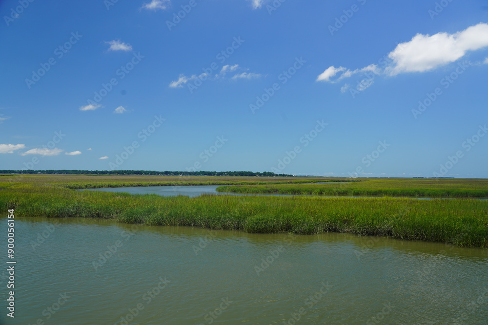 landscape with river and clouds landscape with river and clouds