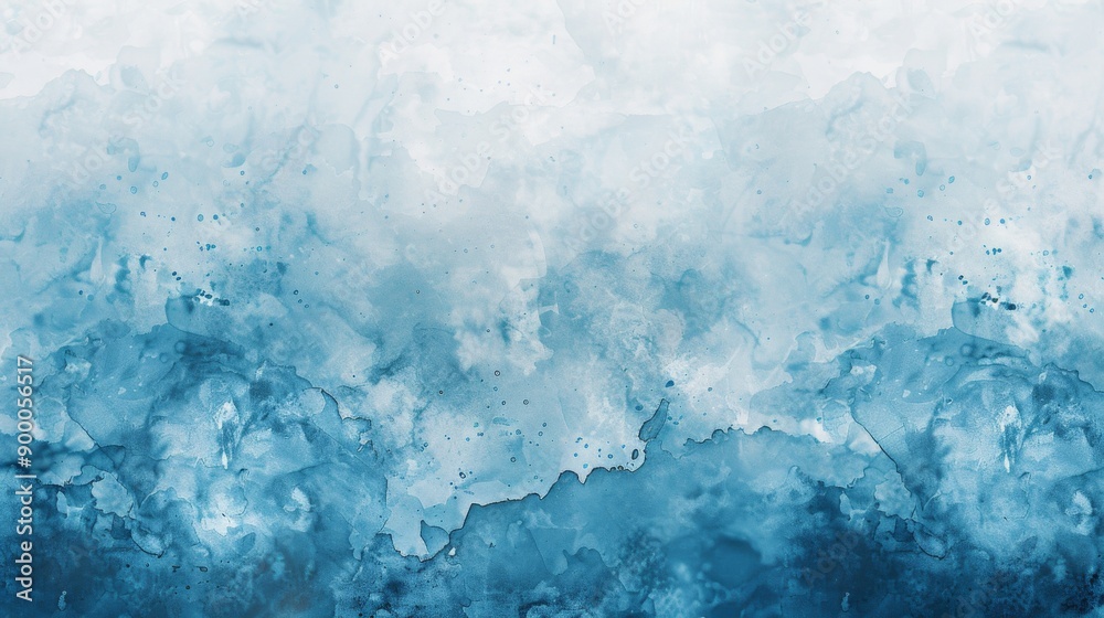 Serene Watercolor Bliss. Tranquil nature-inspired concept Serene Watercolor Bliss. Tranquil nature-inspired concept