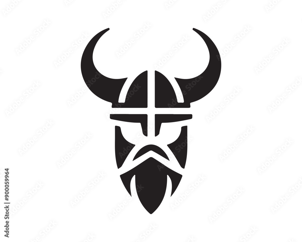 Viking Logo Design Icon Symbol Vector Template Viking Logo Design Icon Symbol Vector Template