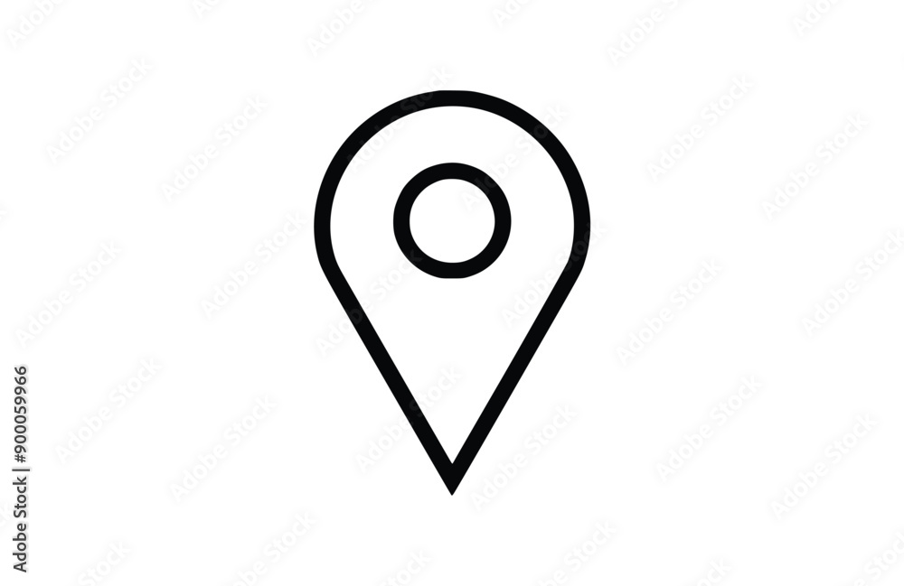 Map marker icon isolated on white background. Beautiful Map marker icon. Map marker icon isolated on white background. Beautiful Map marker icon.