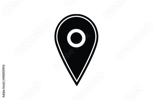 Map marker icon isolated on white background. Beautiful Map marker icon.