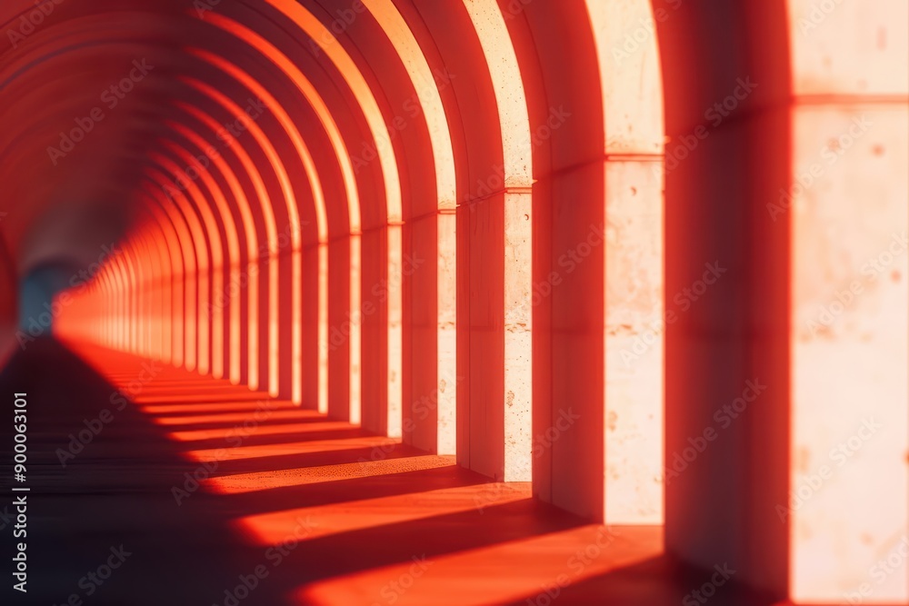 Obraz premium The optimization concept is depicted with sunlight filtering through process improvement simulations