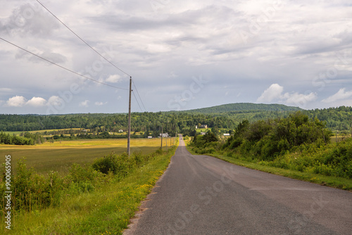 Country road to the hills