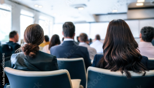Businesspeople in an Audience