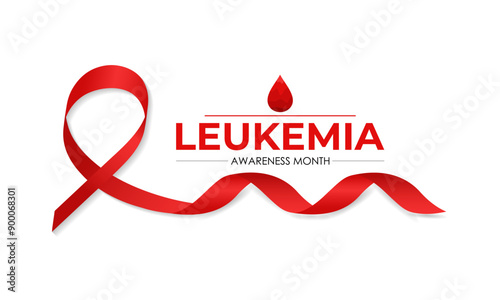 leukemia awareness month is september vector illustration. In most cases, blood cells originate from stem cells in the bone marrow.