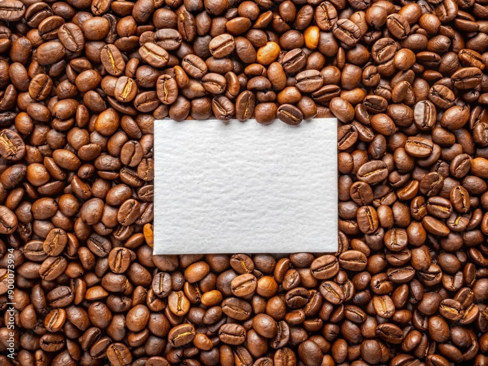 Coffee beans are neatly arranged with an artistic feel Coffee beans are neatly arranged with an artistic feel