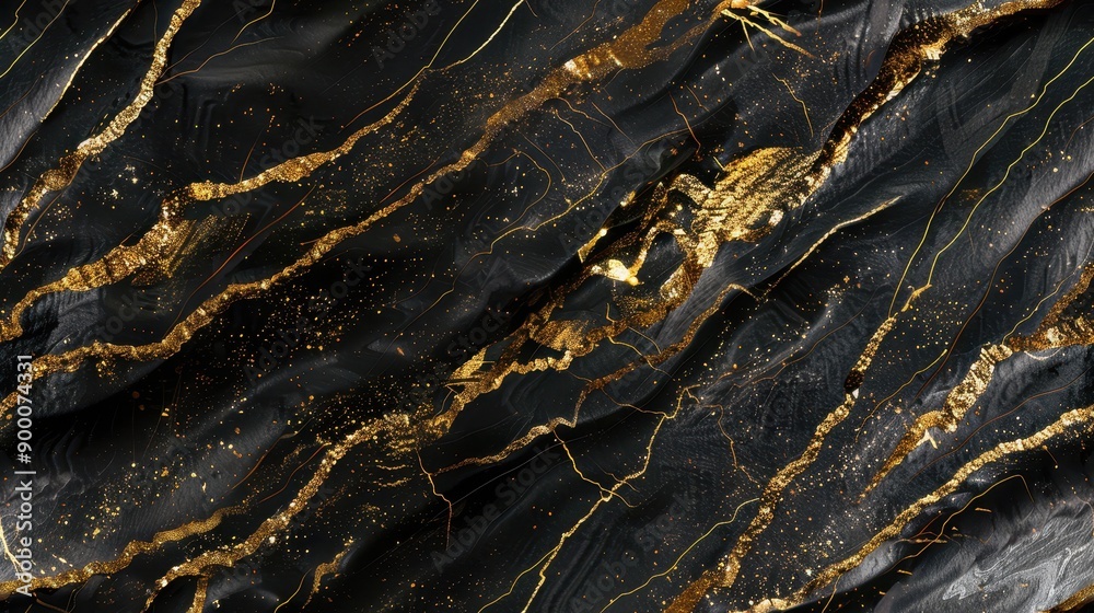Golden grace black tourmaline texture Golden grace black tourmaline texture