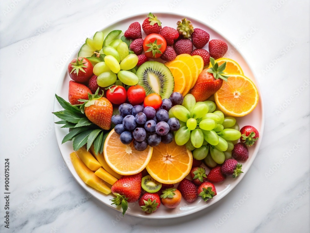 Assorted fruits, fruit platter Assorted fruits, fruit platter