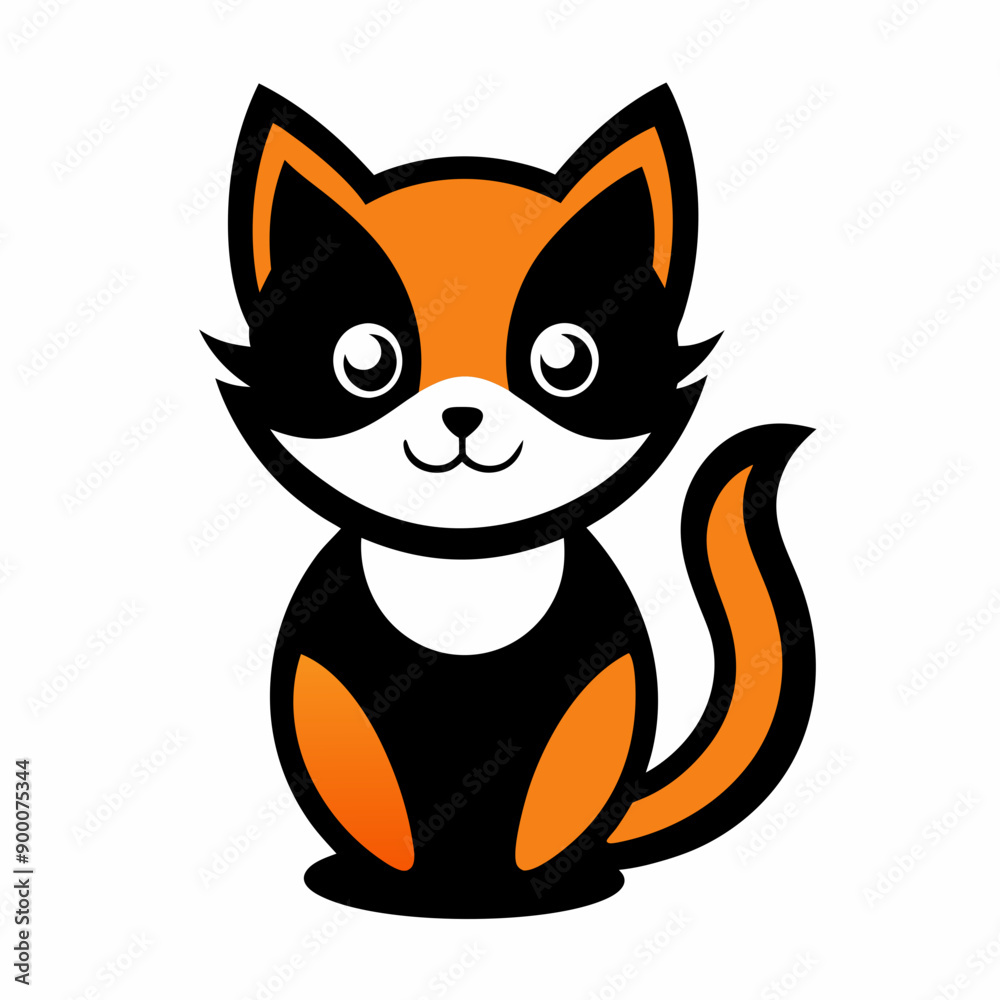 Cat icon logo design vector art illustration Cat icon logo design vector art illustration