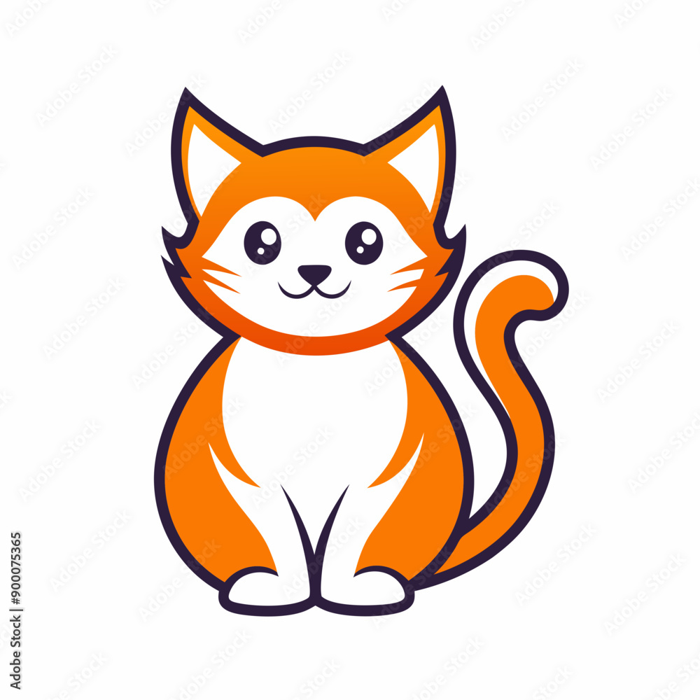 Cat icon logo design vector art illustration Cat icon logo design vector art illustration