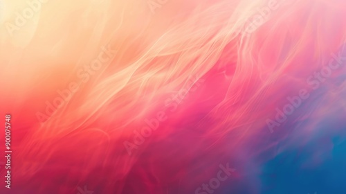 Abstract vivid colorful wave flowing express energetic texture. Seamless texture of vividness curve swirling convey sense of harmony and wonderful scene perfect for effect and graphic design. AIG51.