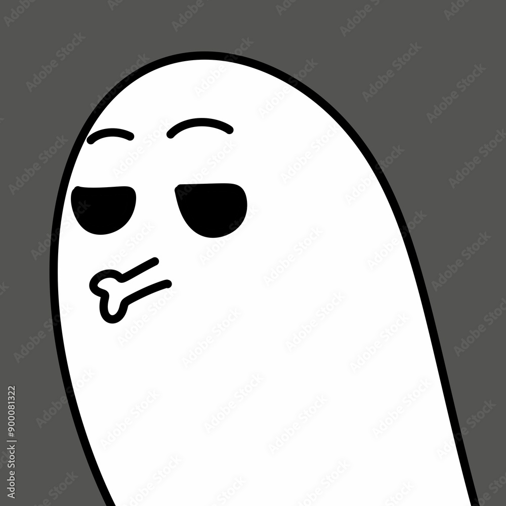 illustration of cute cartoon ghost illustration of cute cartoon ghost