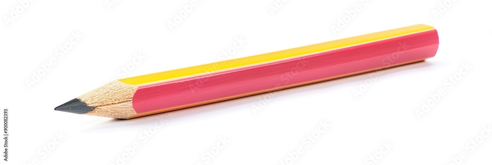 Fototapeta premium Color Pencil Isolated on a White Background, Perfect for Artistic and Educational Purposes