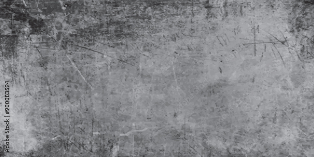 Fototapeta premium Gray textured concrete wall background. vector