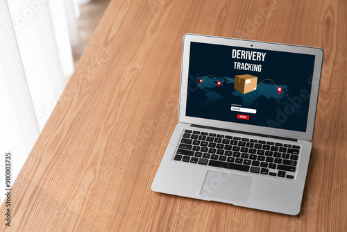 Delivery tracking system for e-commerce and modish online business to timely goods transportation and delivery