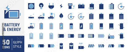 Battery icon vector illustration. battery charging sign and symbol. battery charge level. Solid icons vector collection.