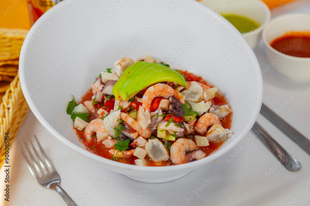 Ceviche Mixto de Mariscos Ceviche Mixto de Mariscos