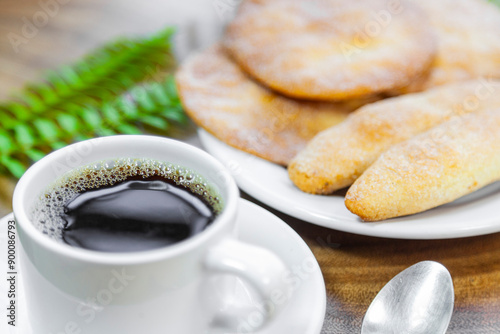 Pan Dulce Chiapaneco Acompañado por Café photo