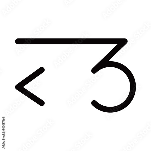 龍体文字です。「え」を示す文字です。