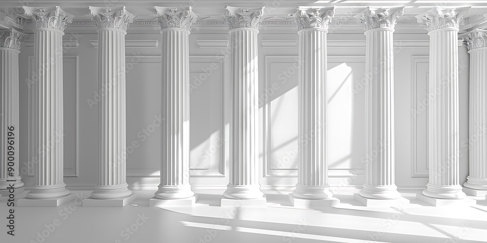 Old antique column the ancient building Old antique column the ancient building