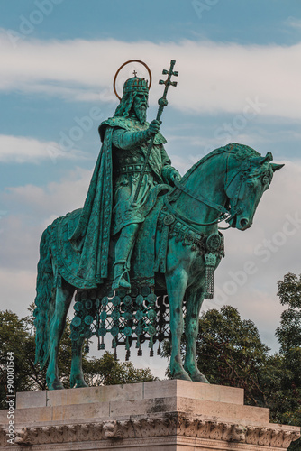 Saint Stephen, first king of Hungary Budapest Hungary 23.06.24 photo