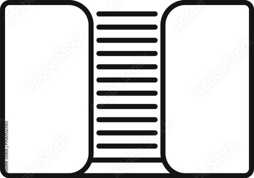 Air purifier with airflow filter is removing dust and purifying the air in the room