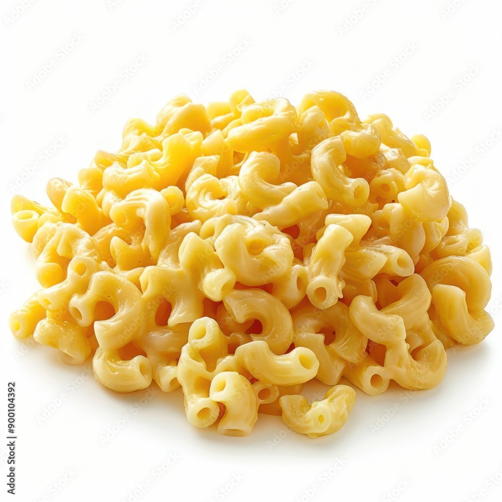 arafed macaroni and cheese on a white background arafed macaroni and cheese on a white background