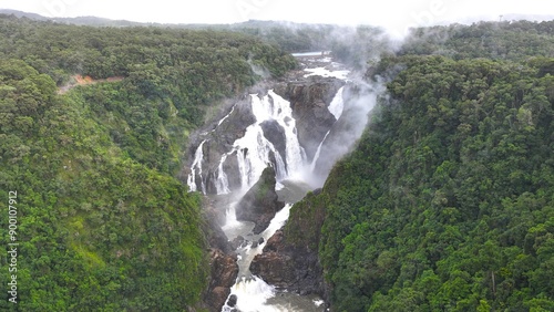 Aerial photo of Barron Falls Queensland Australia photo