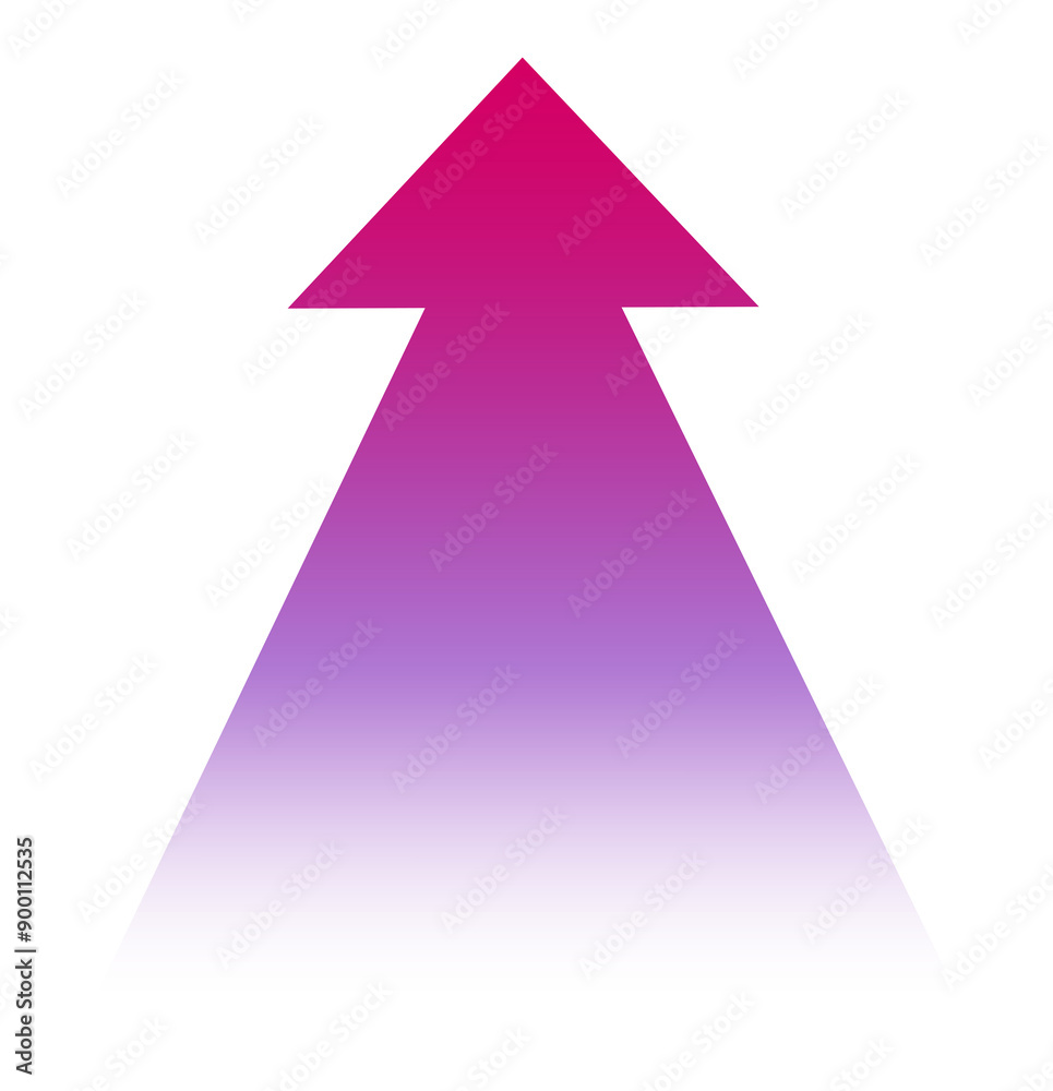 Fototapeta premium Arrow sign color icons gradient color