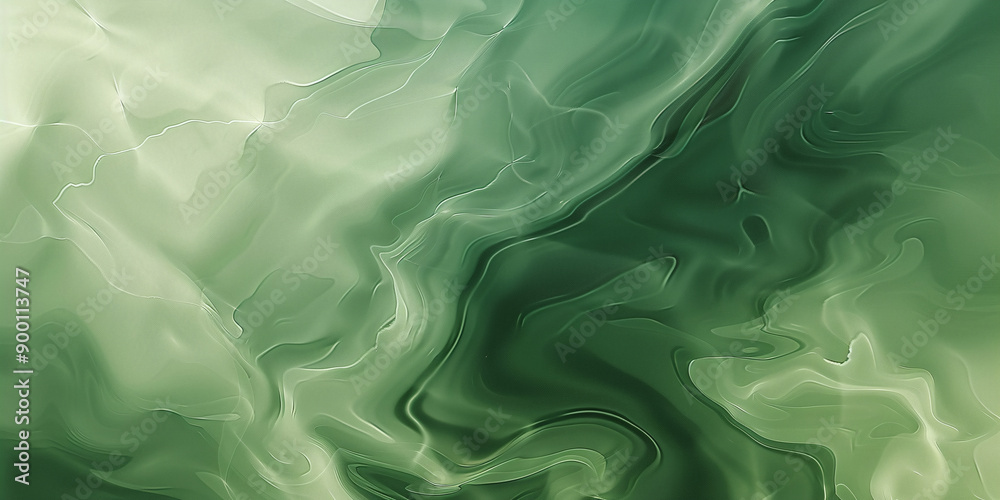 Obraz premium A Light Green Watercolor Background with Marble Pattern