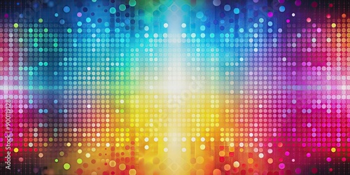 Wallpaper Mural Abstract background effect with digital patterns and vibrant colors, abstract, background, effect, digital, patterns, vibrant Torontodigital.ca