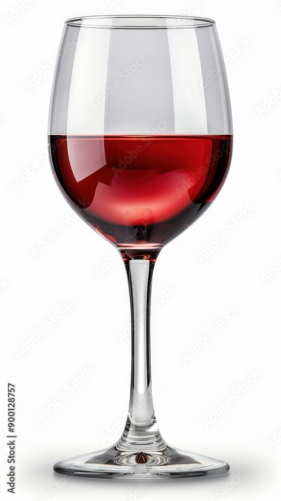Elegant wine glass filled with rich red wine, perfect for romantic dinners, celebrations, or intimate gatherings. Elegant wine glass filled with rich red wine, perfect for romantic dinners, celebrations, or intimate gatherings.
