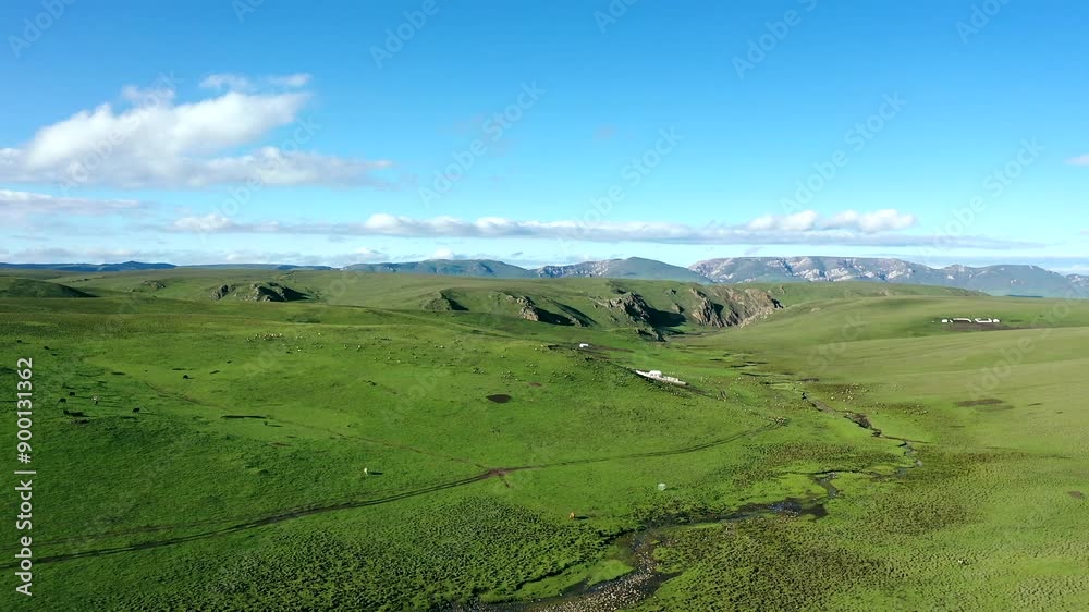 Aerial photography of the natural scenery of the Meiren Grassland in Gannan Tibetan Autonomous Region
Aerial photography of the natural scenery of the Meiren Grassland in Gannan Tibetan Autonomous Region