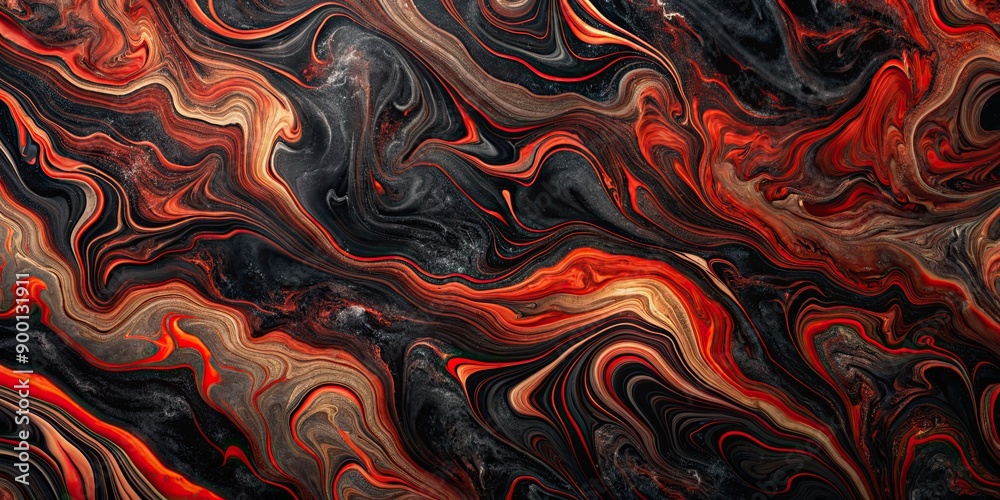 Marble black and red background with elegant swirling patterns, marble, black, red, background, elegant, swirling, textures Marble black and red background with elegant swirling patterns, marble, black, red, background, elegant, swirling, textures