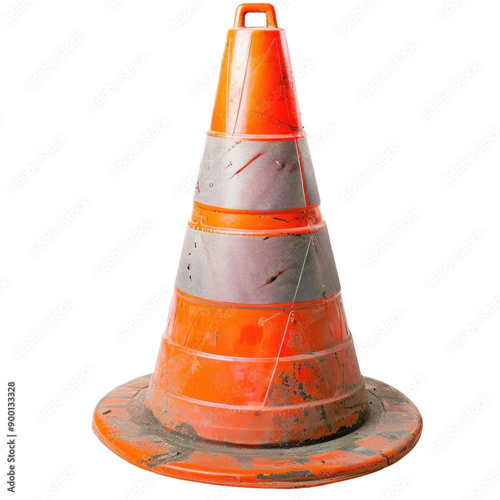 Bright Orange Traffic Cone and Tap Bright Orange Traffic Cone and Tap