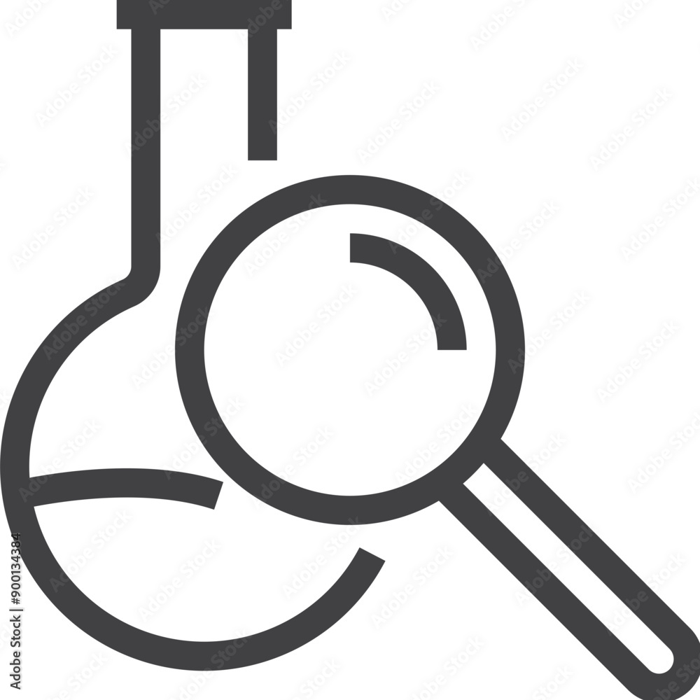 Chemical glassware and lab analysis on white background Chemical glassware and lab analysis on white background