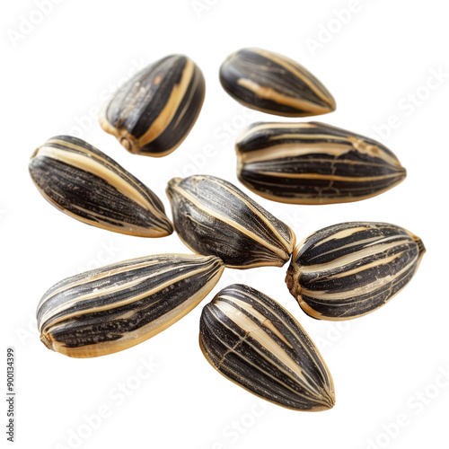 Wallpaper Mural Sunflower Seeds on a White Background Torontodigital.ca