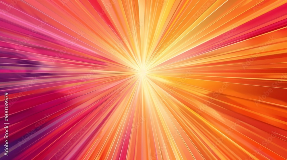 Radiant sunburst pattern with bright, warm colors and dynamic lines Radiant sunburst pattern with bright, warm colors and dynamic lines