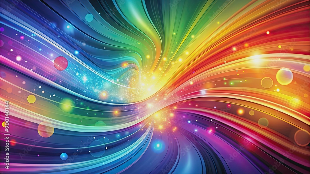 Obraz premium Abstract background with vibrant colors and dynamic patterns , vibrant, abstract, background, colors, dynamic, patterns