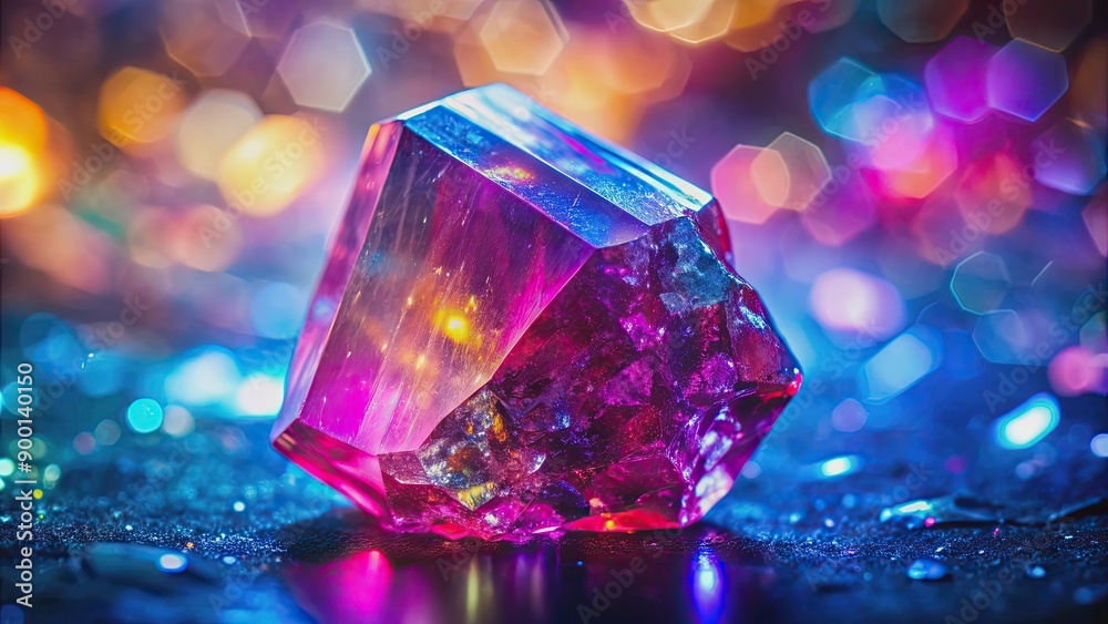 Close-up of a beautiful and shiny corundum crystal, exhibiting its radiant brilliance in a captivating background, corundum Close-up of a beautiful and shiny corundum crystal, exhibiting its radiant brilliance in a captivating background, corundum