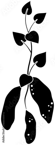  potato illustration potato silhouette food logo leaf icon nature outline tree plant vegetable snack growth french garden meal forest shape forest cooking fried for vector graphic background