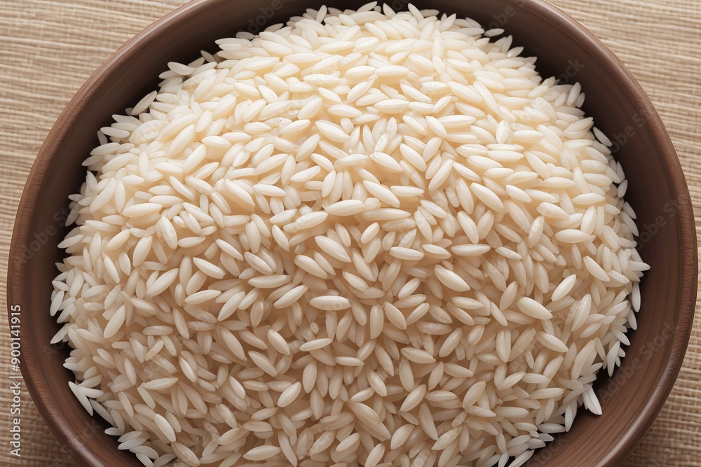 Uncooked Rice Grains Uncooked Rice Grains