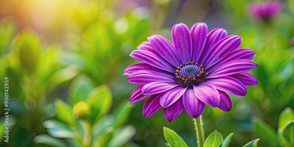 Obraz premium Vibrant purple flower blooming in the fresh spring air, spring, nature, floral, blossom, blooming, vibrant, purple, beauty