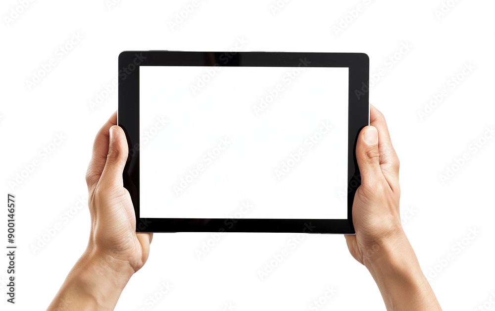 A Still, Empty Mobile Device Held Gently by a Hand, Showcasing a Clean, Minimalistic Aesthetic with a Pure White Background. Perfect for Digital Product Showcase or Technology Concept Illustrations A Still, Empty Mobile Device Held Gently by a Hand, Showcasing a Clean, Minimalistic Aesthetic with a Pure White Background. Perfect for Digital Product Showcase or Technology Concept Illustrations