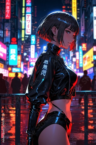 Anime Style Beautiful Female
