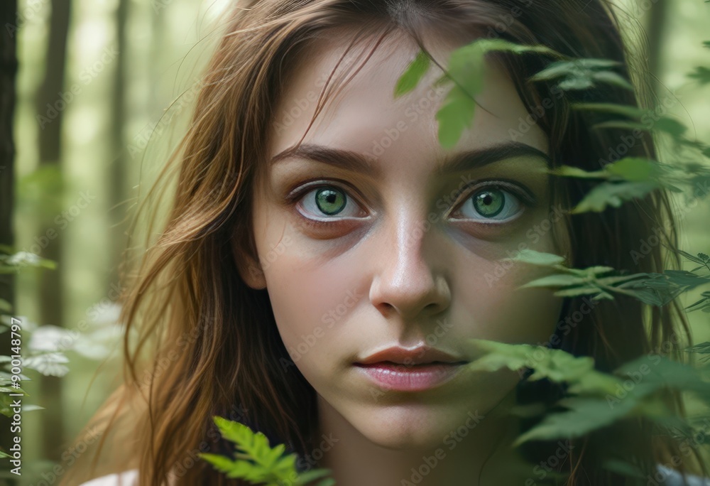 Skincare beauty. A young woman with a happy smile, Skincare beauty. A young woman with a happy smile,