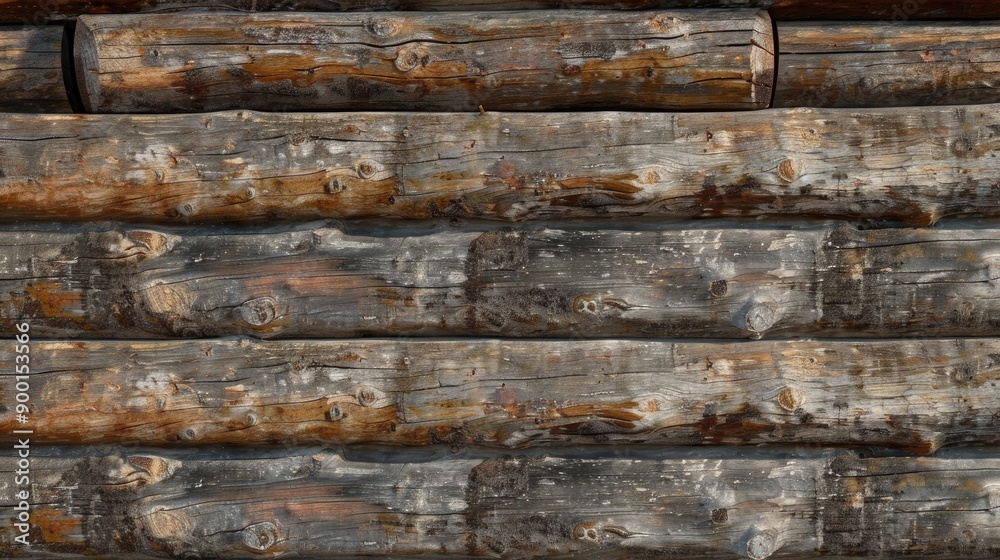 Close up texture of arctic pine log cabin walls Close up texture of arctic pine log cabin walls