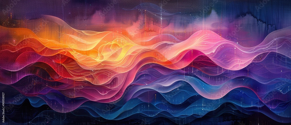 abstract background with glowing lines abstract background with glowing lines