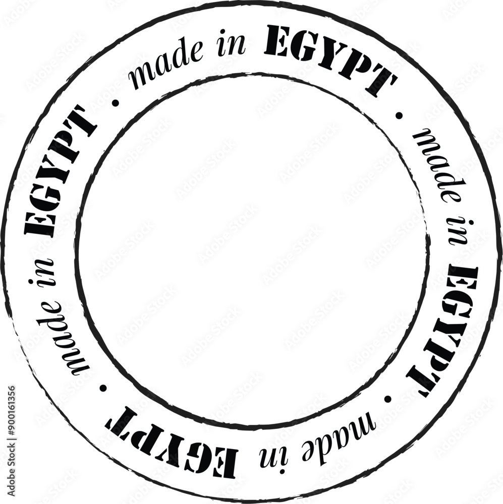 Made in Egypt stamp