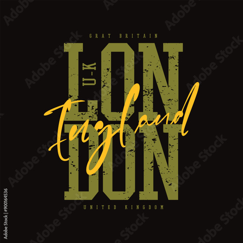 London city illustration and typography, perfect for t-shirts, hoodies, prints etc.